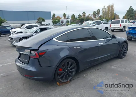 2020 Tesla Model 3 Performance Dual Motor All-Wheel Drive from USA, damaged, VIN 5YJ3E1EC9LF641774
